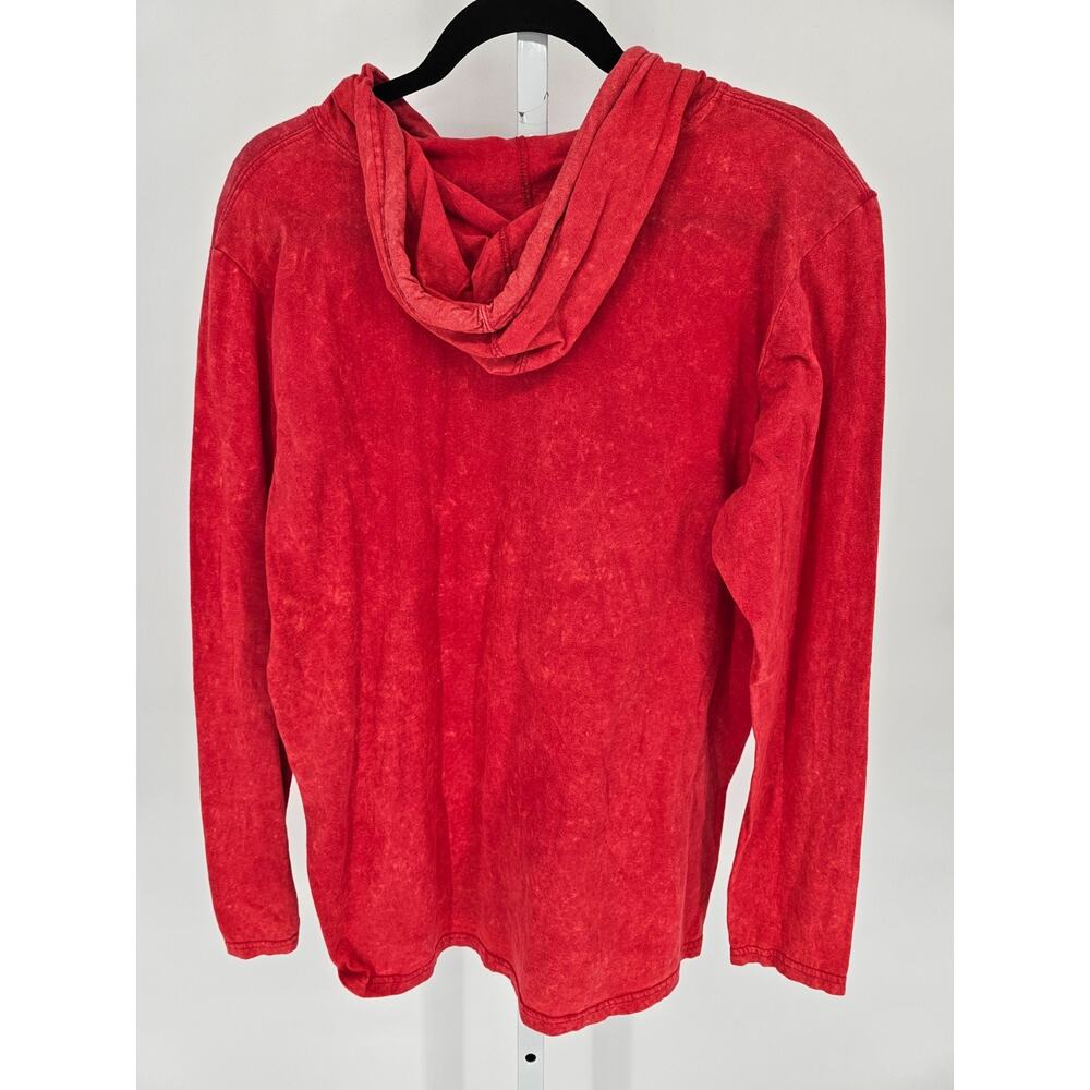 Sedona Arizona Womens Sz XL Lightweight Hoodie Kokopelli Aztec Graphic Print Red - Picture 4 of 4
